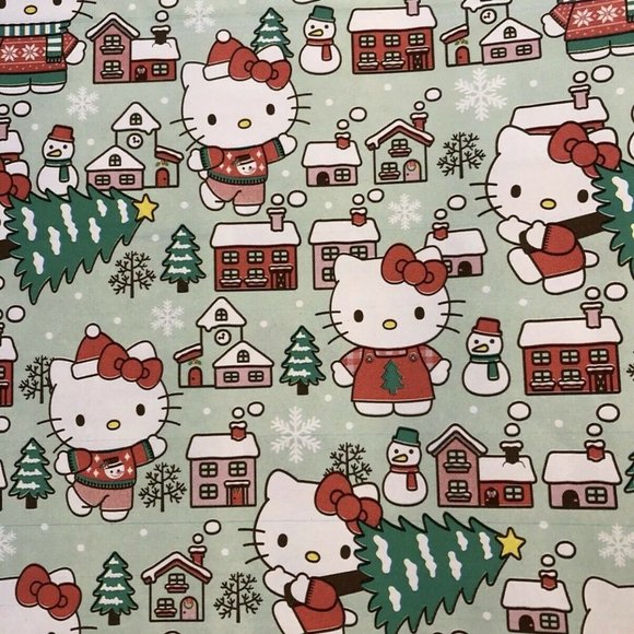 Hello Kitty Party Supplies Hello Kitty Mint Winter Holiday Wrapping
